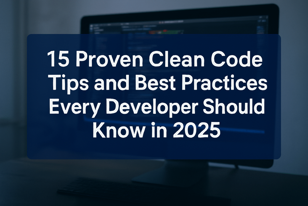 Clean Code Tips and Best Practices