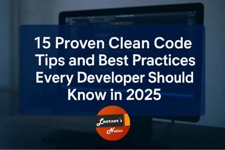 Clean Code Tips and Best Practices