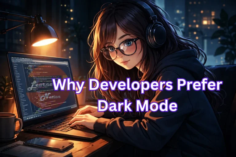 Why Developers Prefer Dark Mode